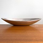 Hoselton Sculpture Canada Oblong Swoop 15 1 2  Metal Centerpiece Bowl 1829