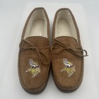 Men s Nfl Team Color Minnesota Vikings Moccasin Slippers size  M