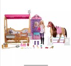 Barbie Mysteries  The Great Horse Chase Stable Playset With Doll   Toy Horse