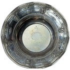 Wallace Sterling Silver Rose Point Bon Bon Bowl 4116 Pierced Floral Candy Dish L