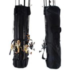 Fishing Rod Pole Carrier Reel Tackle Gear Bag For 5 Rods Holder Fishing Storage