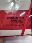 3 Vintage Men   s Fine Handkerchiefs White Traditional Made In Usa Cotton Blend