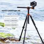 K f Concept Camera Tripod Aluminium W  Transverse Center Column For Dslr Cameras