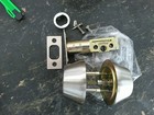 3 Complete Double Cylinder Deadbolt Locks Keyed Alike Both Sides  Satin Nickel 