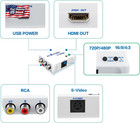 S Video To Hdmi Converter  Av composite To Hdmi Adapter  Cvbs Video Audio Compat