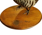 Chris Olson Ducks Unlimited Vintage Grouse Wooden 1993-94 Special Edition  Decoy