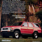 1992 Toyota 4runner Vintage Look At The Spot You Have Us In Original Print Ad