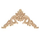 4pcs Unpainted Wood Carved Corner Onlay Furniture Applique Decals Diy Home Decor