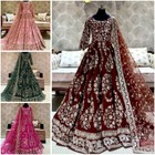 Gown Pakistani Dress Salwar Kameez Ready To Wear Suits Indian Wedding Party New