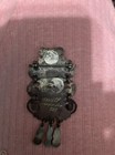 Matilde Poulat Signed Matl Mexican Sterling Silver Brooch Pin Turquoise Amethyst