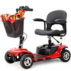 Used 4 Wheels Mobility Scooter Heavy Duty Electric Wheelchair For All Terrain