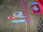 Wwii Id d Documented 325th Gir 82nd Airborne Uniform Dis Cap Jump Boots  read 