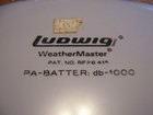 15  Vintage 70s Ludwig Weather Master Silver Dot Pa-batter Drum Head Db-1000