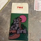 Vintage Twa Travel Boarding Passes   Tickets 1972 Baggage Ticket