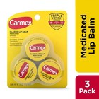  2 Pack  Carmex Classic Medicated Lip Balm Jars  Lip Moisturizer  1 Pack Of 3 