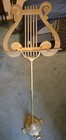Amazing Antique Solid Brass Music Stand Musical Conductor Decor Restaurant Event