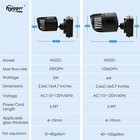 Hygger 1 2pcs Wave Maker Aquarium Fish Tank Powerhead Pump Marine Reef