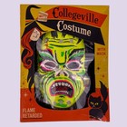 Vintage 1966 Collegeville Costume Ghoul Phantom Of The Opera Mask W Box Rare Htf