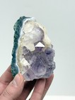 Large Amethyst X Calcite Cluster Cut Base Natural High Quality Crystal Geode
