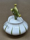 Vintage 1958 Holt Howard Pixieware Olive Jar W fork Lid Ceramic Japan