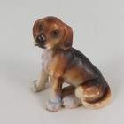 Schleich Sitting Beagle Dog Figure Model Toy Retired 1994