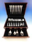Royal Rose By Wallace Sterling Silver Flatware Set For 8 Service 36 Pieces