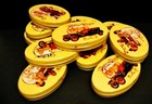 4 Vintage  Lithographed Tin can Box From The 1970 s  - C