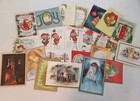Vintage Lot Of 24 Christmas Cards W box Mixed Lot  All Blank But 2