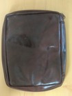 Large Burgondy  Bible Cover Case  And Cross Cut Out 11x9 Usa