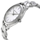 Michael Kors Slim Runway Quartz White Dial Ladies Watch Mk7474