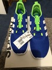 Adidas Racer Tr23 Running Shoe  Green  white dark Blue  5 Us Unisex Big Kid