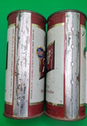 Lot Of 2 Schlitz Flat Top Beer Cans Half Quart 16 Ounce Schlitz Brewing 1954