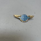 Pan Am Airlines Jr Clipper Stewardess Flight Attendant Metal Wings Pin Badge Vtg