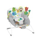  Playful Paradise Comfy Baby Bouncer Seat With Soothing Vibration And Toys  