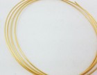 24k Solid Yellow Gold Wire 1 4 Hard Round 20 22 24 26 28 Gauge 99 9  Pure Gold