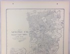 Antique General Land Office Map Newton County Texas Showing Plats   