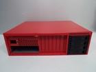 A t works 19  3u Server Case Chassis Red Adaptec Raid Controller Hot Swap Bays