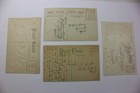 Lot Of 4 george Washington   Father W  Cherry Tree   Axe Postcards
