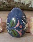 Egg White Coyote Flowers Handmade Clay Hand Painted By Medrano Mexican Folk Art