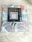 Lush Decor Half Moon Pixie Fox Gray Pink Window Valance 52  X 18  