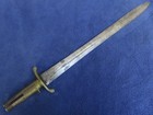 Original Antique English M1837 Brass Handle Brunswick Bayonet Short Sword
