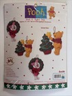 2 Vtg Bucilla Disney Pooh   Friends Felt Appliqu   Ornaments Craft Kits New Nos