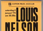 Louis Nelson     Rare Vintage Original 1975 Jazz Concert Poster