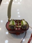 Antique Brass Opera Glasses With Mother Of Pearl Handle  Vintage Theater Binocul
