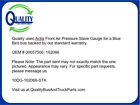 Actia Front Air Pressure Slave Gauge For Blue Bird Vision - 00057506  102066