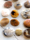 Gem Stone Crystals Agate Jasper  Rough Mix Lot Cabochon Polished Lapidary  