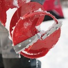 Eskimo Qt8n Quantum 8  Ice Fishing Auger Bit W  Blades   Blade Protector