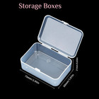 2x Small Plastic Storage Container Box Diy Coins Screws Jewelry Travel Beads Us