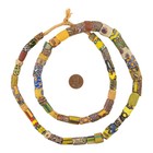 Antique Venetian Millefiori African Trade Beads  20695 10mm Ghana Multicolor