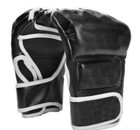 Mma Leather Boxing Gloves Grappling Training Martial Art Kickboxing Punching Bag